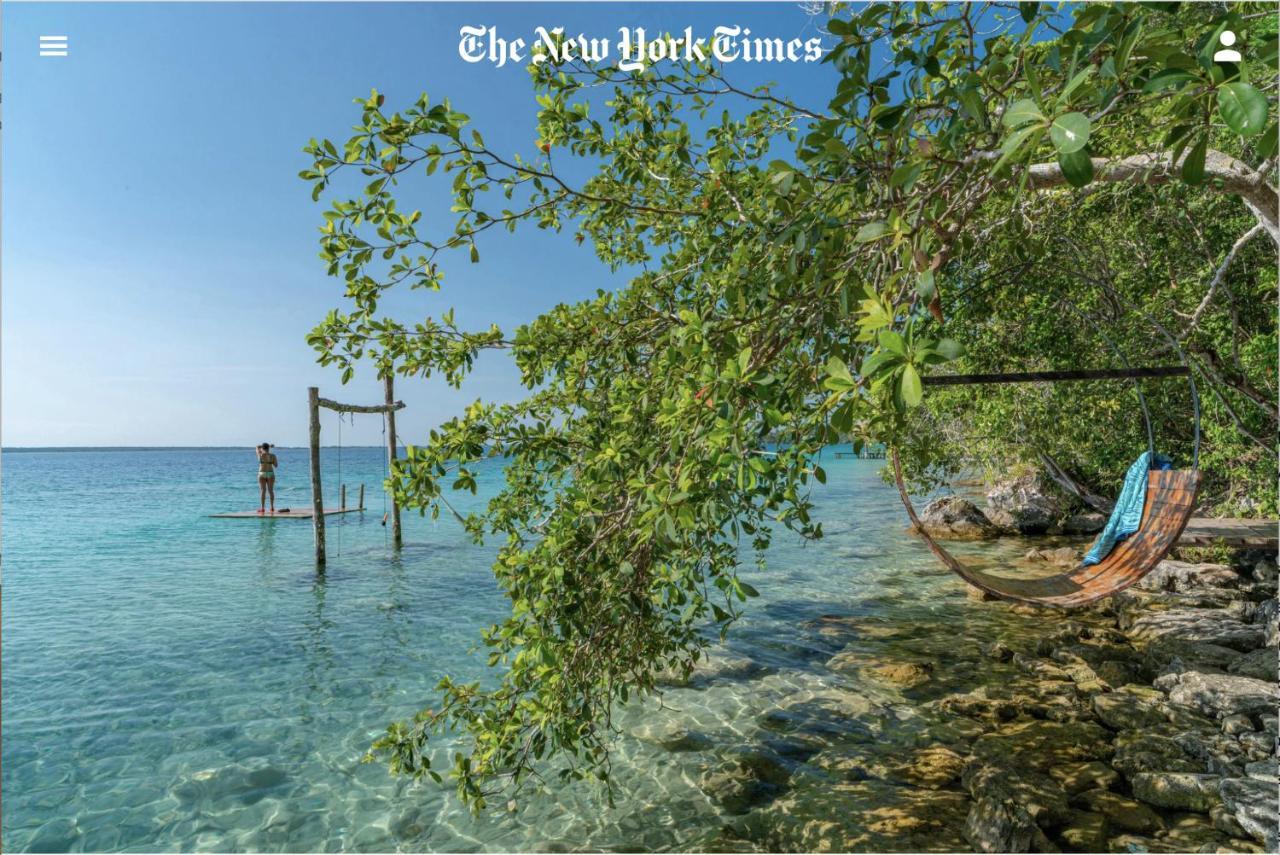 Azul Nomeolvides Bacalar - Guests Only Villa Eksteriør bilde