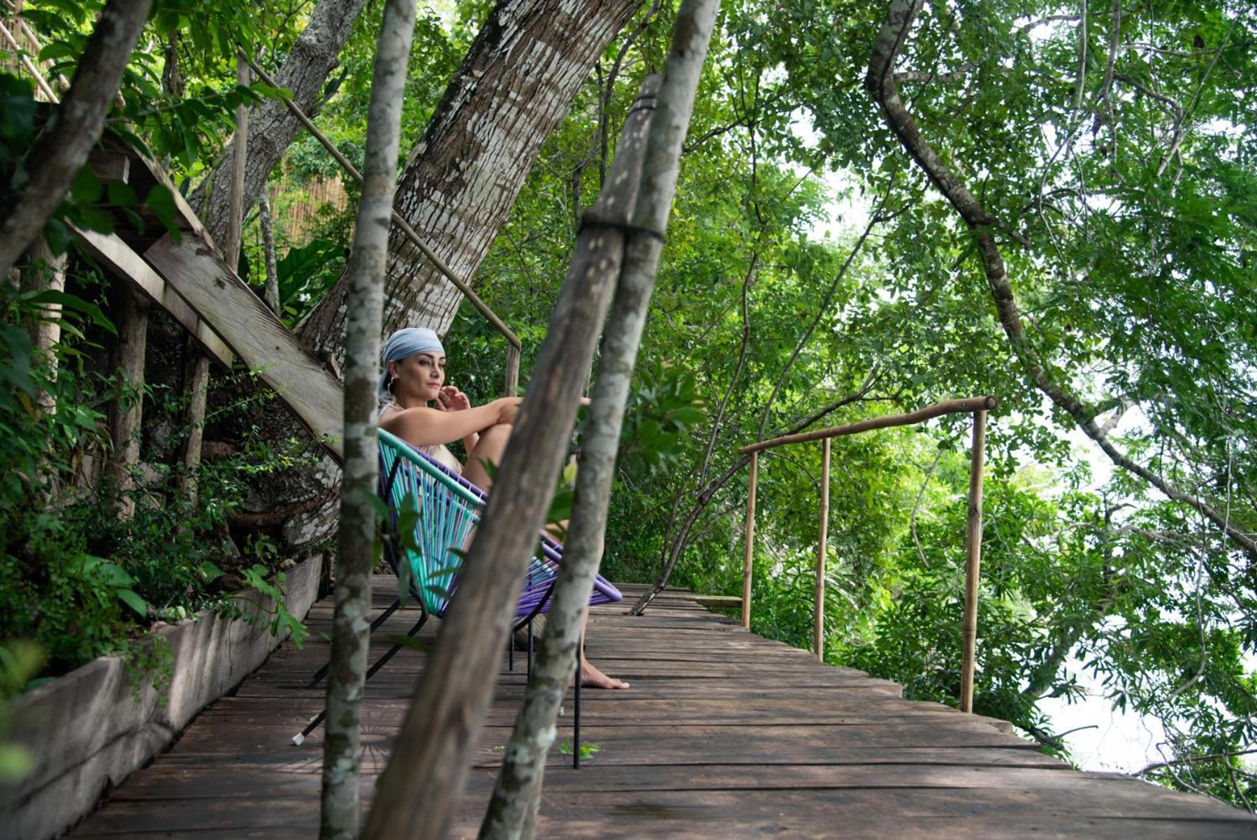 Azul Nomeolvides Bacalar - Guests Only Villa Eksteriør bilde